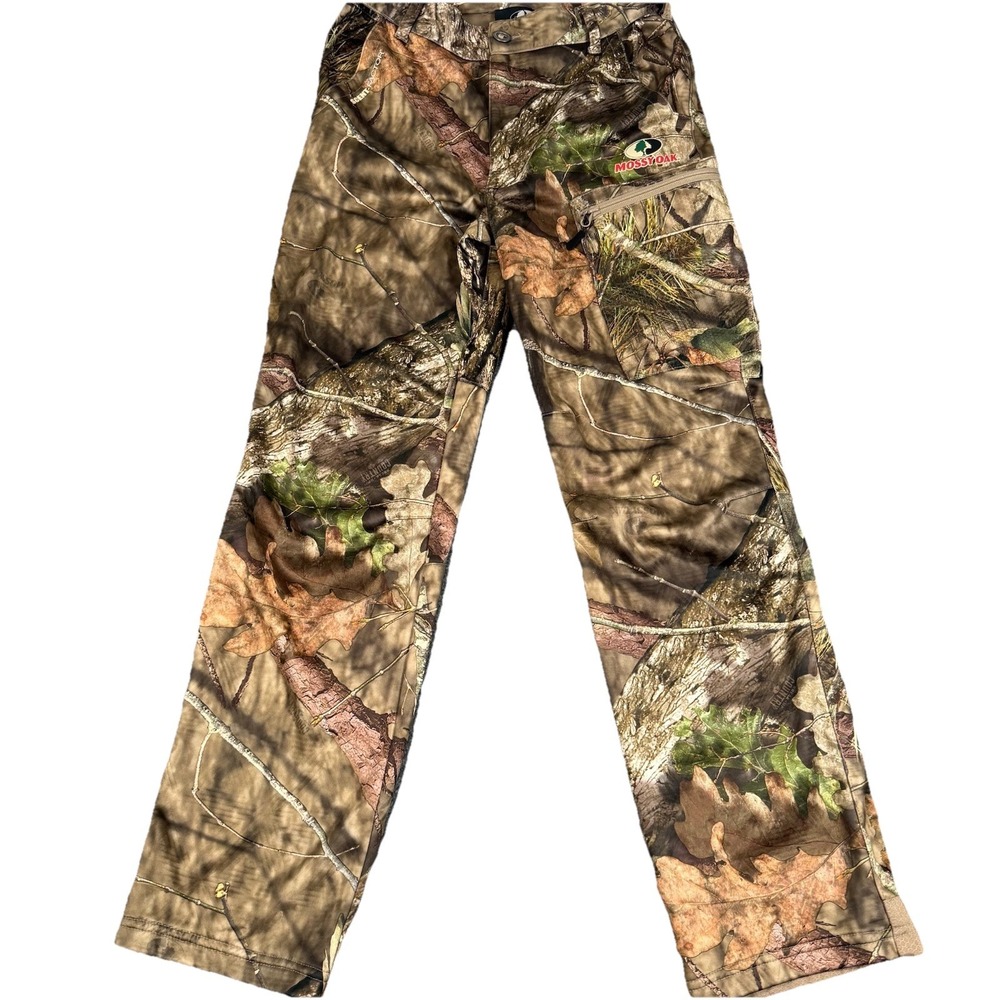 Mossy Oak Scent-Factor Hunting Pants Mens Small Country Timber Wolf Camo Cargo